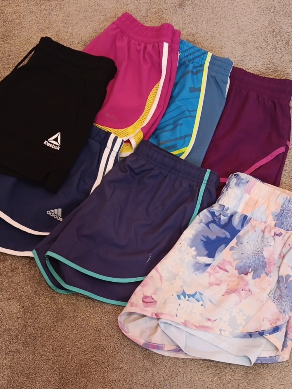 Lot of 7 Athletic Shorts